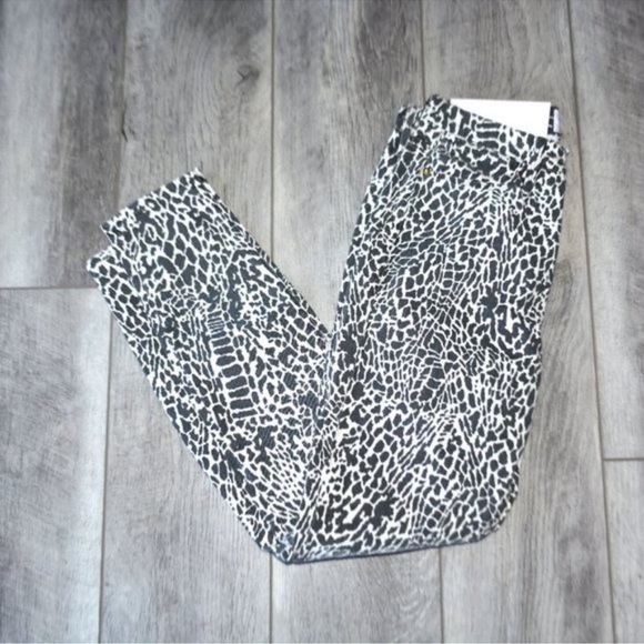 Frame Womens 26 Le High Animal Print Ankle Skinny Jeans High Waist Denim… - Picture 4 of 16